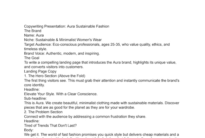 write engaging and high converting copy for your business